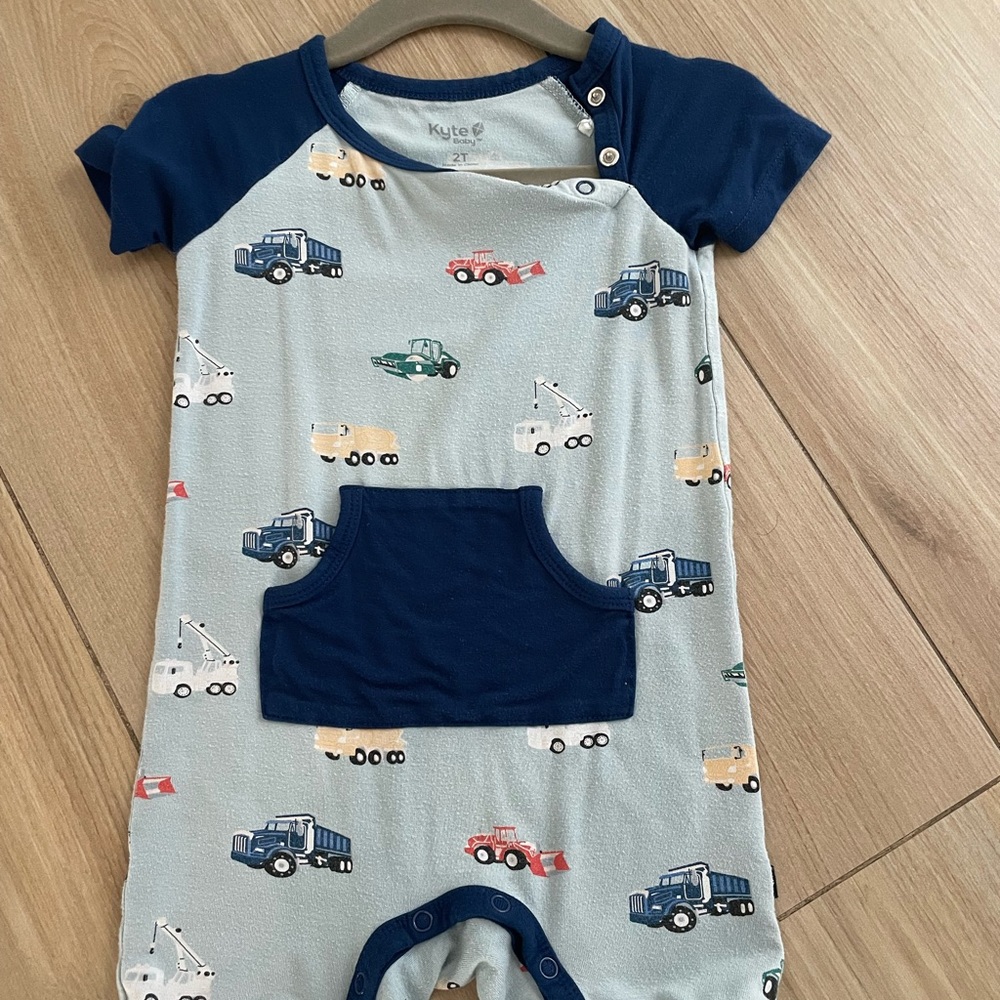 Kyte baby  Truck romper 2T bundles to save